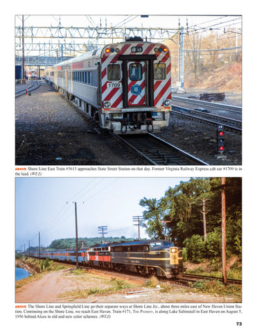 New Haven Railroad New York - Boston Shoreline In Color