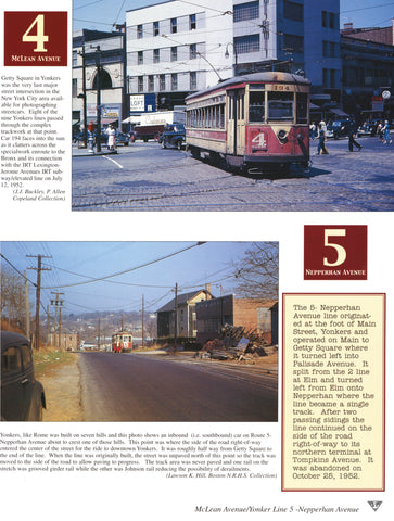 New York City Trolleys In Color (Digital Reprint)