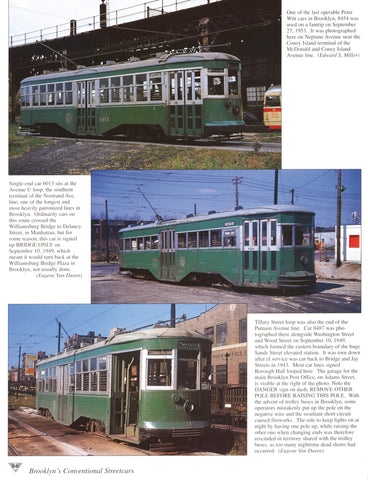 New York City Trolleys In Color (Digital Reprint)