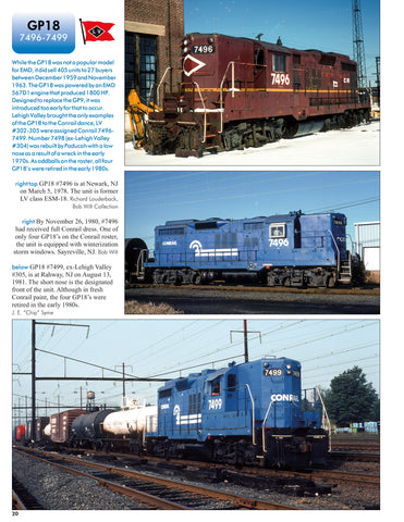 Conrail Power In Color Volume 4: 7000-8241
