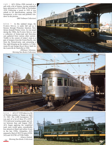 Seaboard Coast Line Through Passenger Service In Color