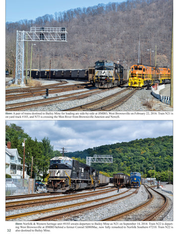 Monongahela Railway Featuring the Photography of E. Roy Ward Volume 3: The Conrail & NS Era