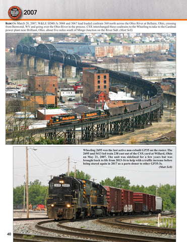 Wheeling & Lake Erie Railway In Color