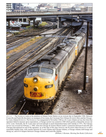 Louisville & Nashville Through Passenger Service In Color
