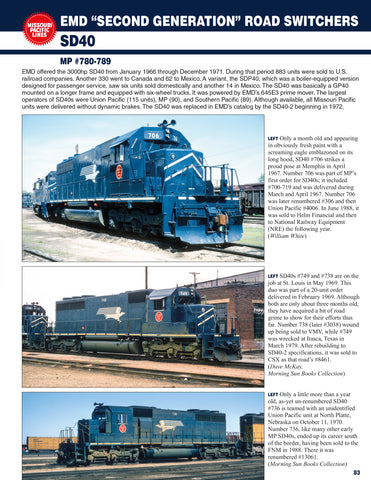 Missouri Pacific Power In Color: Diesels 1948-1982