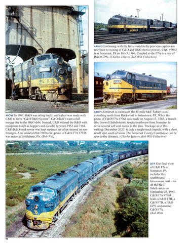 Chesapeake & Ohio Power In Color Volume 1: Switchers, Es, and Fs
