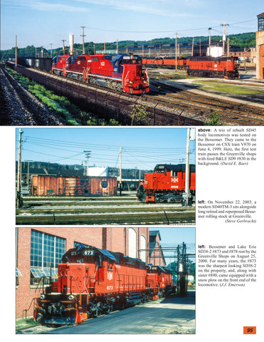 Bessemer and Lake Erie Railroad In Color Volume 2: 1994-2019