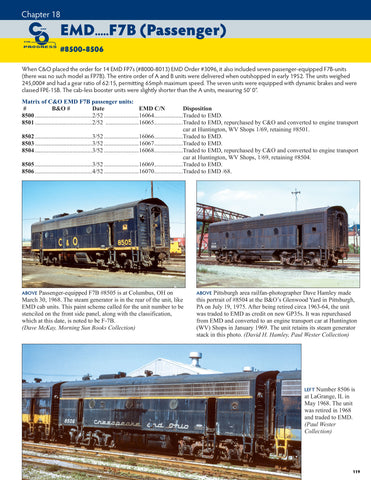 Chesapeake & Ohio Power In Color Volume 1: Switchers, Es, and Fs