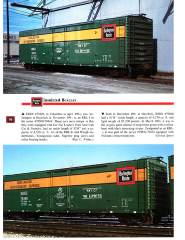 CB&Q Color Guide to Freight and Passenger Equipment (Digital Reprint)