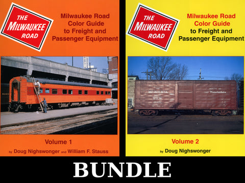 Milwaukee Road Color Guide to Freight and Passenger Equipment Volumes 1 and 2 Bundle (Digital Reprints)