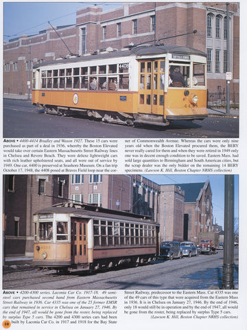 Boston Trolleys In Color Volume 1: The North Side (Digital Reprint)