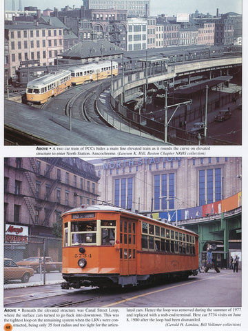 Boston Trolleys In Color Volume 1: The North Side (Digital Reprint)