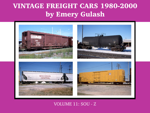 Vintage Freight Cars 1980-2000 by Emery Gulash, Volumes 6-11 Bundle (eBooks)