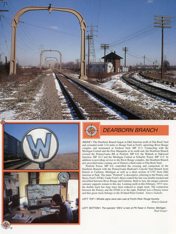 Detroit, Toledo and Ironton Railroad In Color (Digital Reprint)