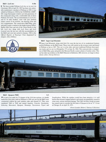 B&O Color Guide to Freight and Passenger Equipment (Digital Reprint)