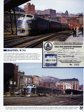 Trackside along the B&O 1957-1958 with Edward P. Griffith (Digital Reprint)
