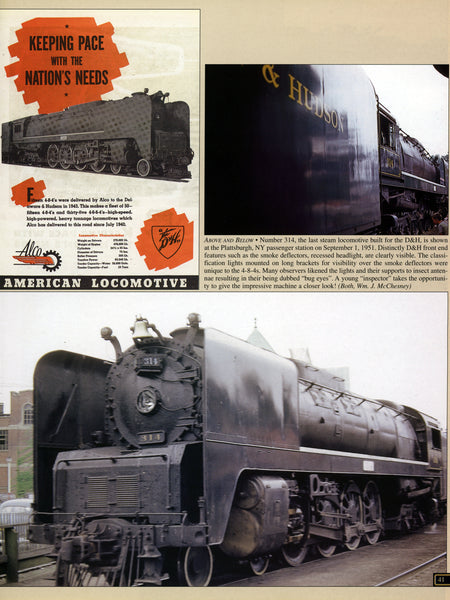 Delaware & Hudson Steam In Color (Digital Reprint) – Morning Sun Books