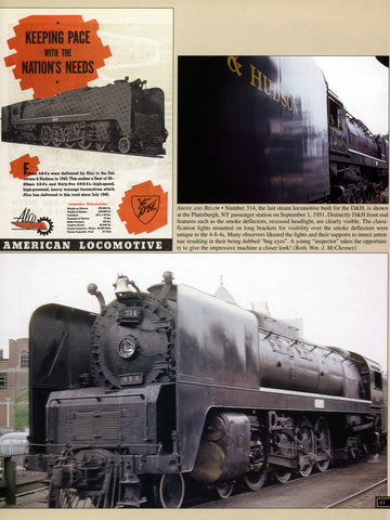 Delaware & Hudson Steam In Color (Digital Reprint)