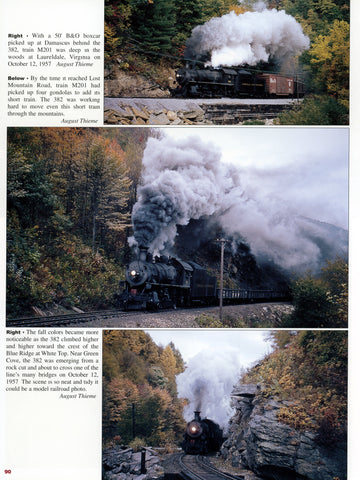 Norfolk and Western Steam In Color (Digital Reprint)