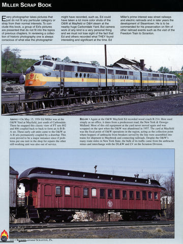 Trackside around Scranton, PA. 1952-1976 with Edward S. Miller (Digital Reprint)
