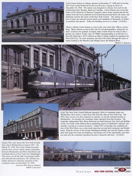New York Central Facilities In Color – Morning Sun Books