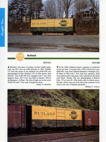 Northern New England Color Guide to Freight and Passenger Equipment (Digital Reprint)