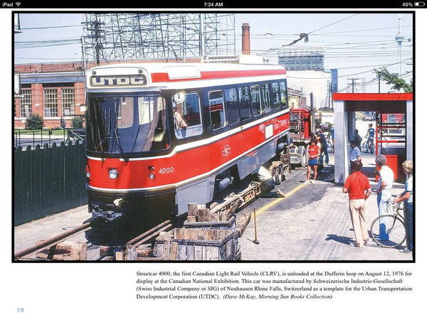 Trolley Slide - Toronto TTC #4000 CLRV LRV Streetcar 1979 Long Branch Loop