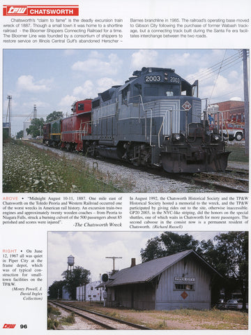 Toledo, Peoria & Western In Color