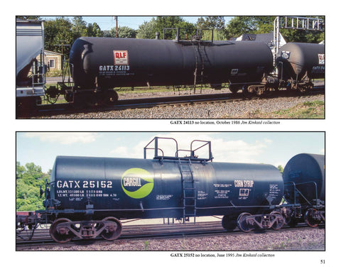 Tank Cars Volume 1: ACDX-GATX: A Sampling of Privately-Owned Tank Cars 1959-1995 (Softcover)<br><i><small>November 15, 2024 Release</small></i>