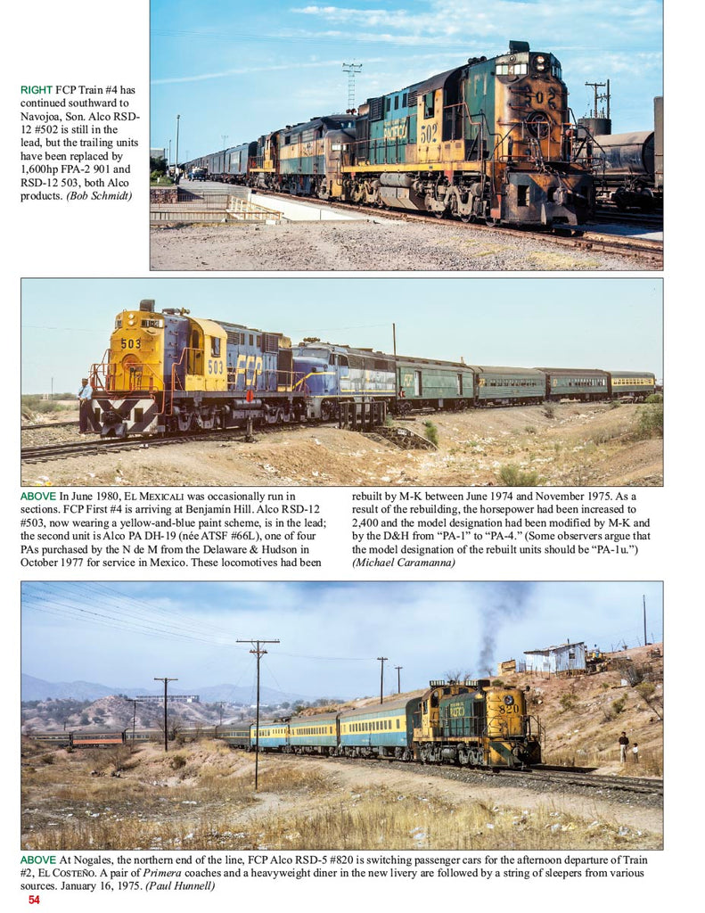 Mexican Color Train Mexican Passenger Trains In Color – Morning Sun Books