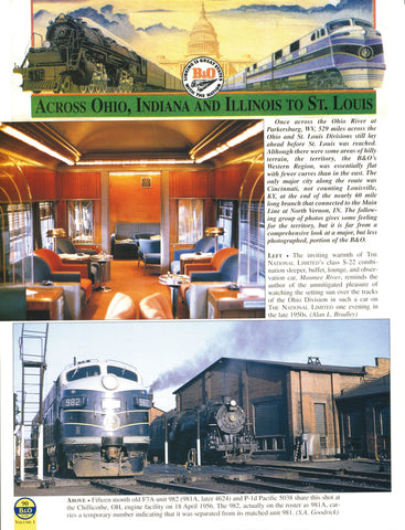Baltimore & Ohio In Color (Digital Reprint)