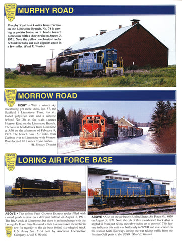 Bangor & Aroostook RR In Color