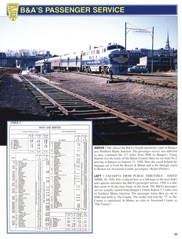 Bangor & Aroostook RR In Color