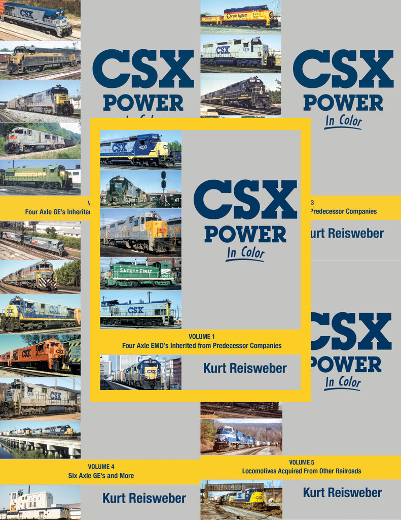 CSX Power In Color FIVE VOLUME Hardcover Bundle – Morning Sun Books