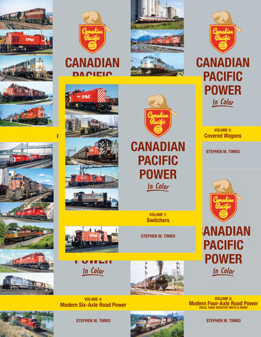 Canadian Pacific Power In Color FIVE VOLUME Hardcover Bundle
