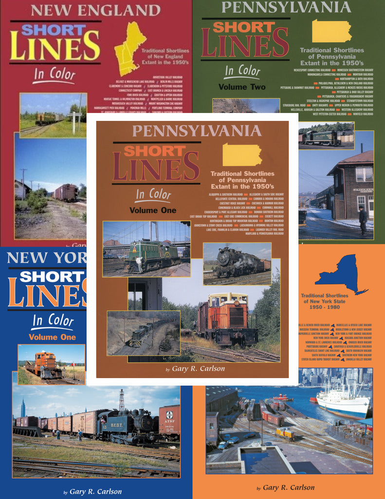 Northeast Shortlines FIVE BOOK Hardcover Bundle