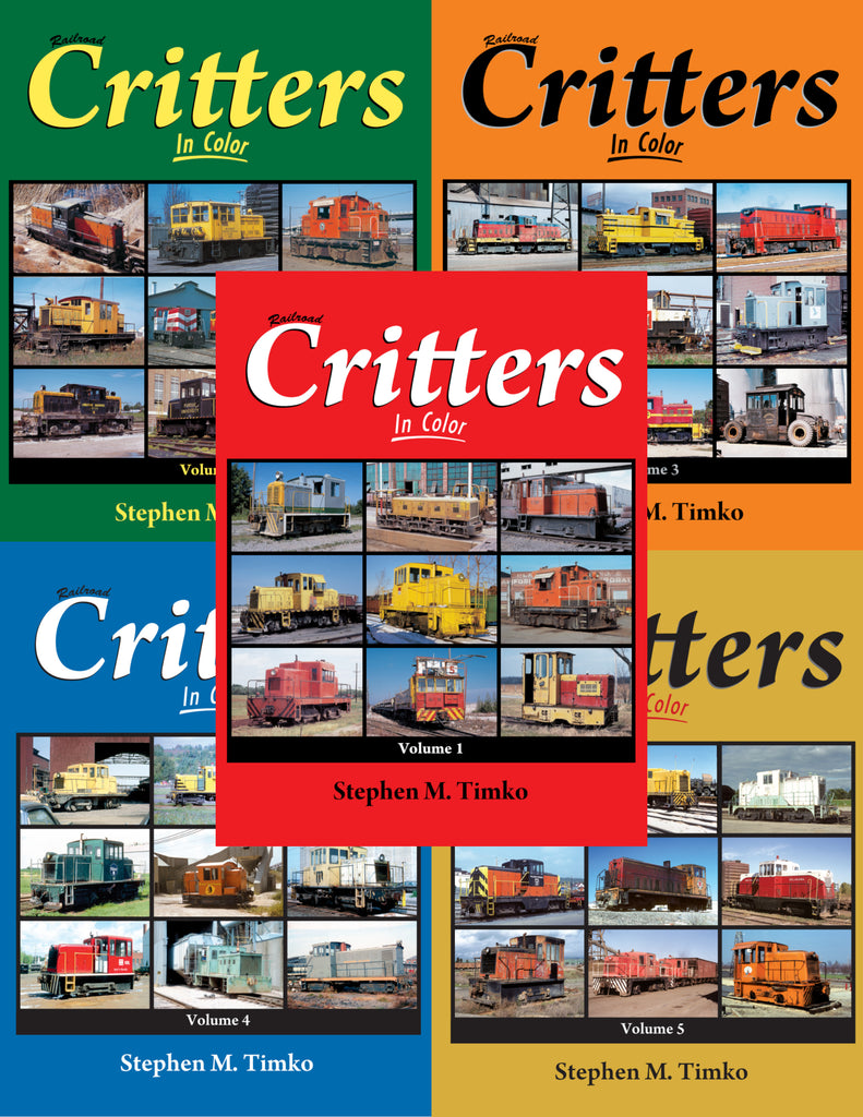 Railroad Critters In Color FIVE VOLUME Hardcover Bundle