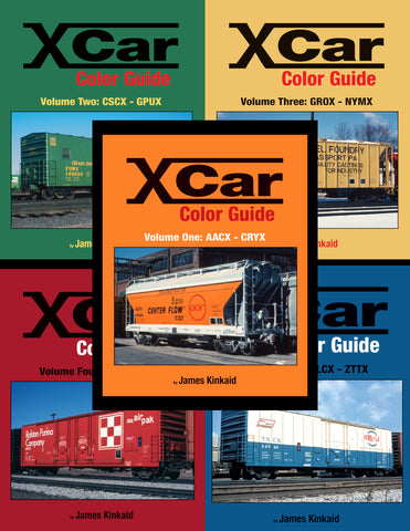 X Car Color Guide FIVE VOLUME Hardcover Bundle