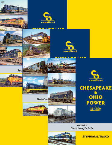 Chesapeake and Ohio Power THREE VOLUME Hardcover Bundle