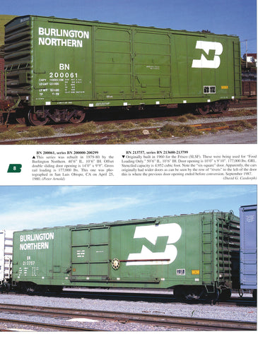Burlington Northern Color Guide to Freight & Passenger Equipment