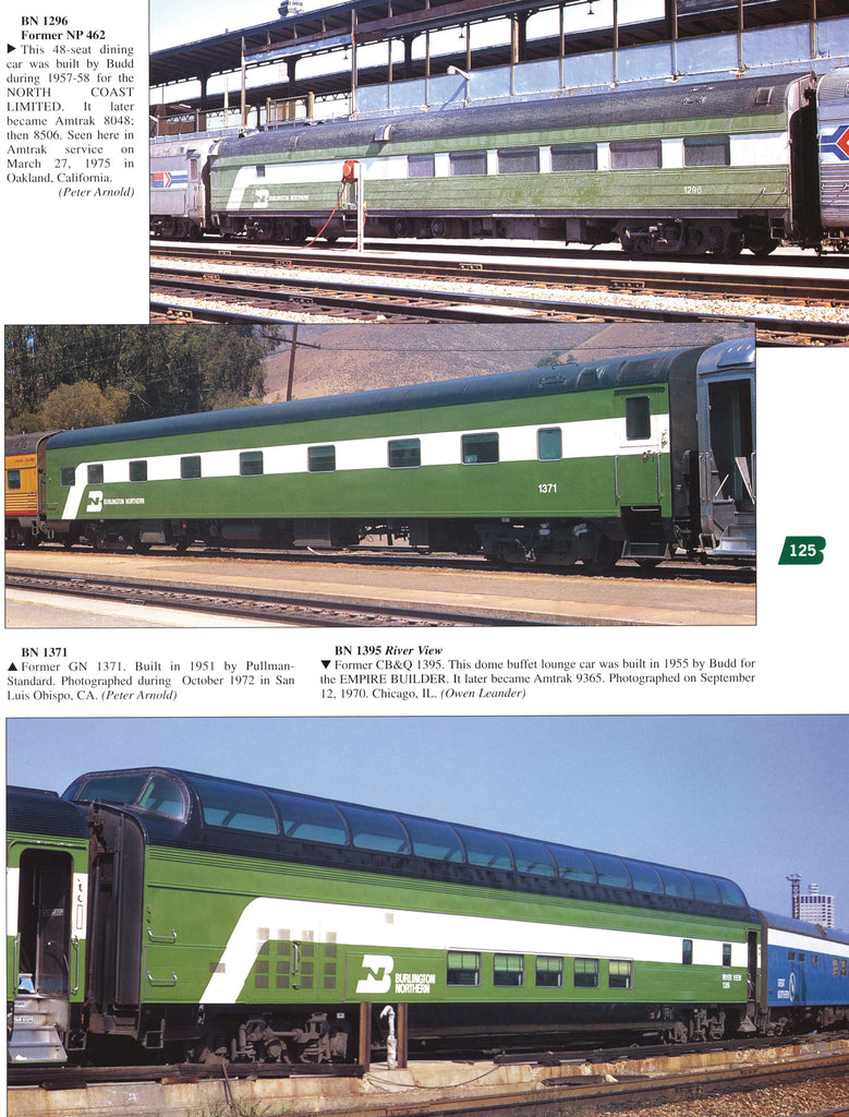 Burlington Northern Color Guide to Freight & Passenger Equipment