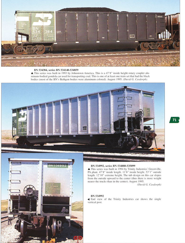 Burlington Northern Color Guide to Freight & Passenger Equipment