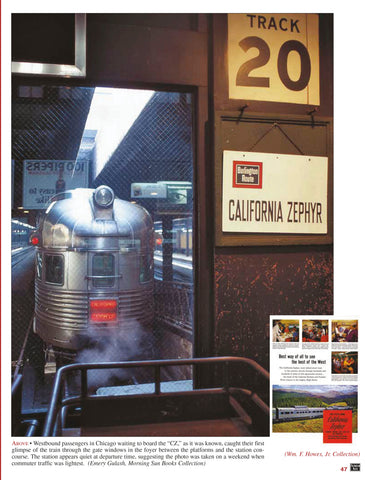 Burlington Route Through Passenger Service In Color (Digital Reprint)