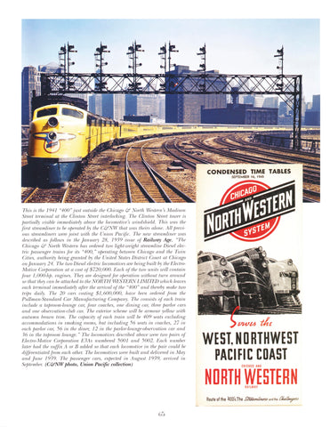 Chicago & North Western Official Color Photography