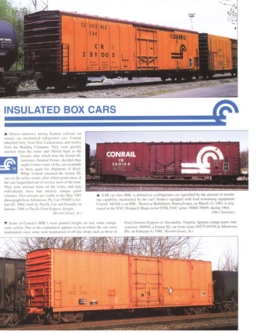 Conrail Color Guide to Freight Equipment Volume 1: 1976-1987 (Digital Reprint)