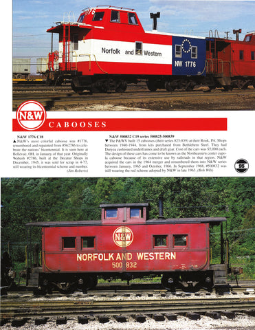 Norfolk and Western Color Guide to Freight and Passenger Equipment (Digital Reprint)