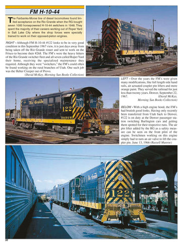 Rio Grande In Color Volume 4: Late Steam & First Generation Diesels (Digital Reprint)