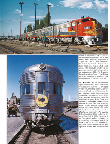 Santa Fe Through Passenger Service In Color Volume 1