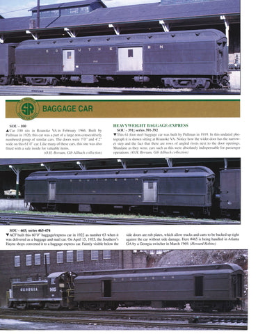 Southern Railway Color Guide to Freight and Passenger Equipment (Digital Reprint)