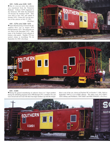 Southern Railway Color Guide to Freight and Passenger Equipment (Digital Reprint)